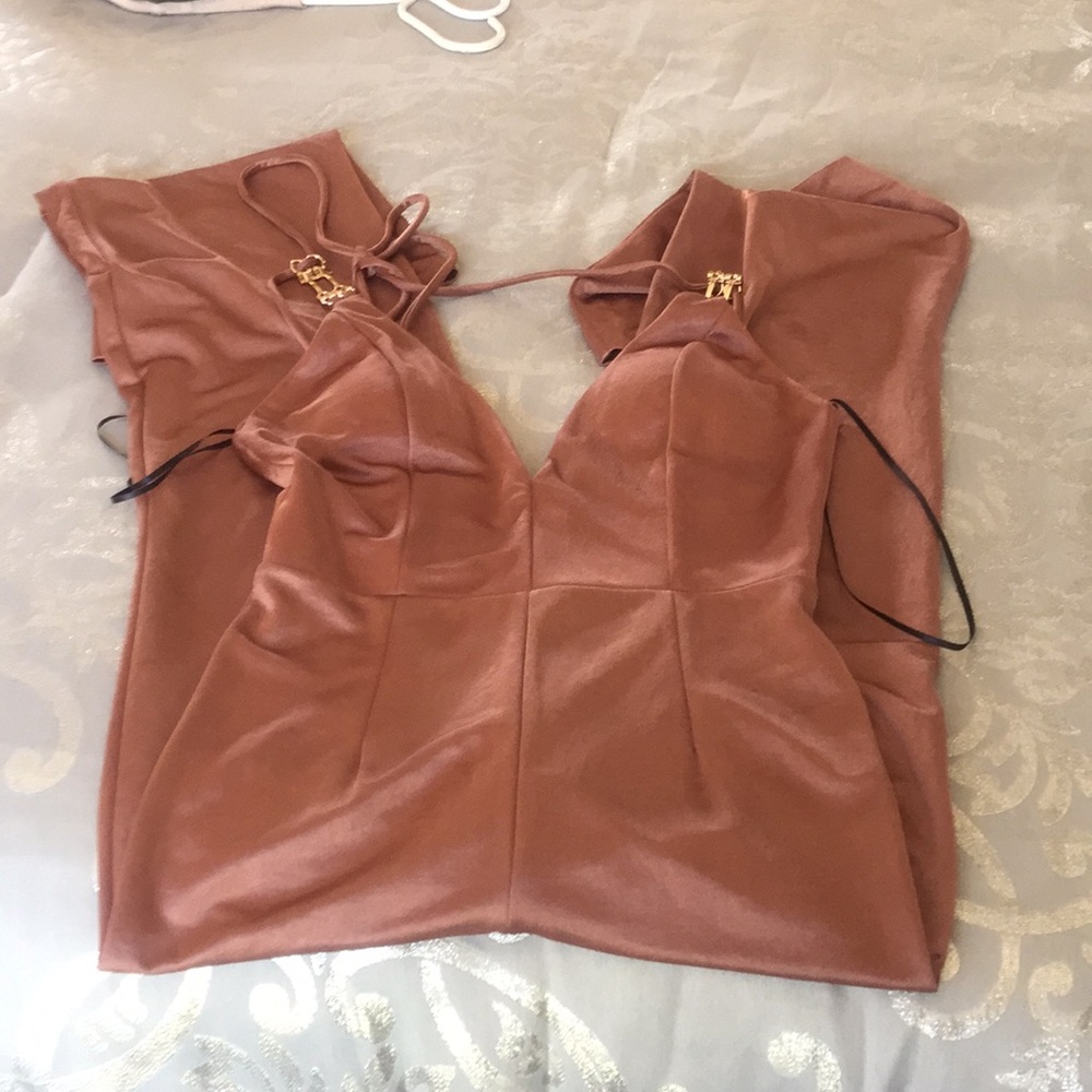 Blush color jumpsuit